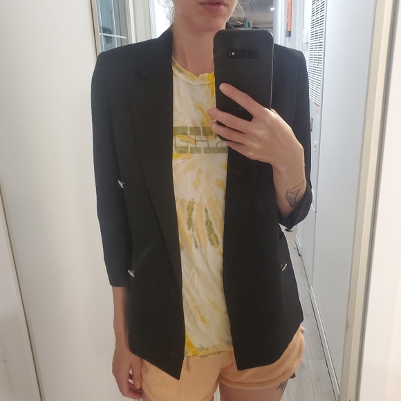 POLO double breasted black retro blazer - Picture 10 of 10